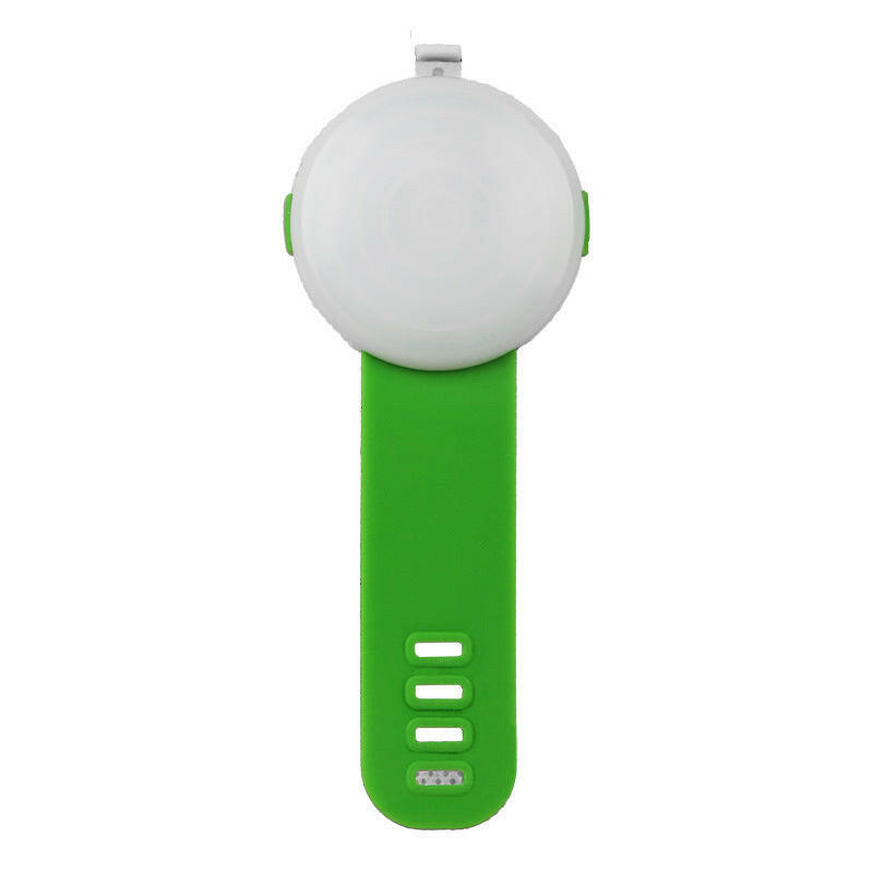 Green dog collar with GPS tracker for easy pet location and safety monitoring