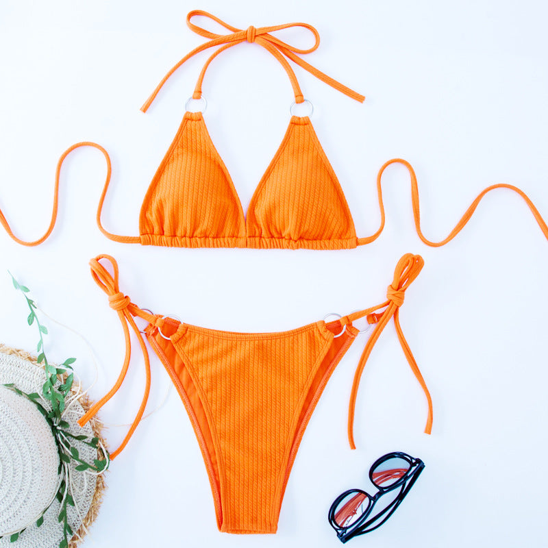Summer Side Tie Thong Swimsuit for Women – Stylish & Comfortable Beachwear - MYSTOREONLINEBUSINESS