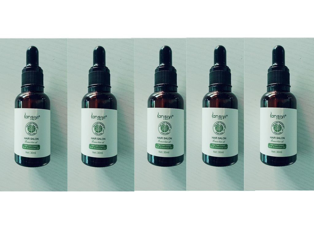 Lansyn Hair Salon Hair Care Essential Oil in a dropper bottle for nourishing and revitalizing hair
