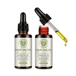 Mystore Hair Care Essential Oil in dropper bottles for enhanced hair nourishment and shine