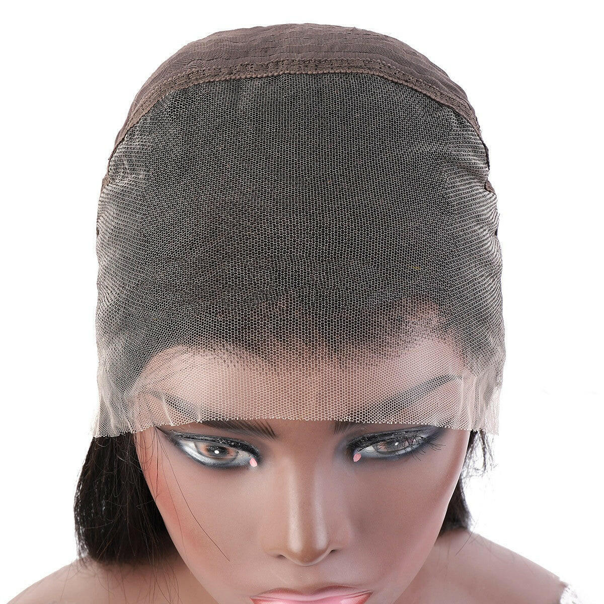 Close-up of HD lace wigs human hair showing natural hairline and soft lace material