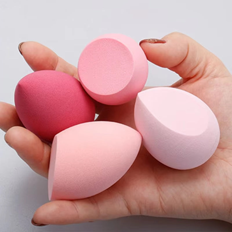 Mystore makeup sponge set in various pink shades, perfect for applying foundation and blending makeup