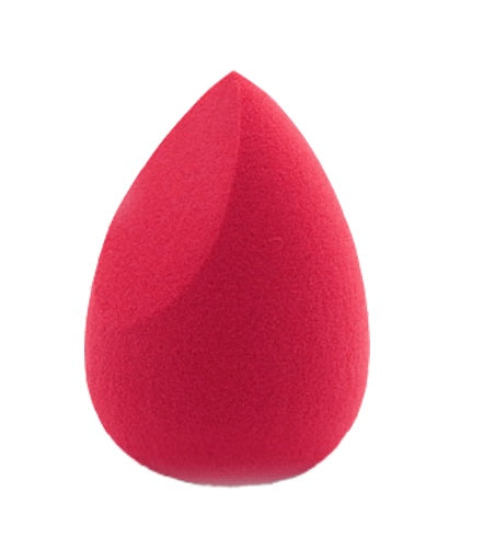 Bright red makeup sponge set designed for flawless application and blending of foundation and concealer