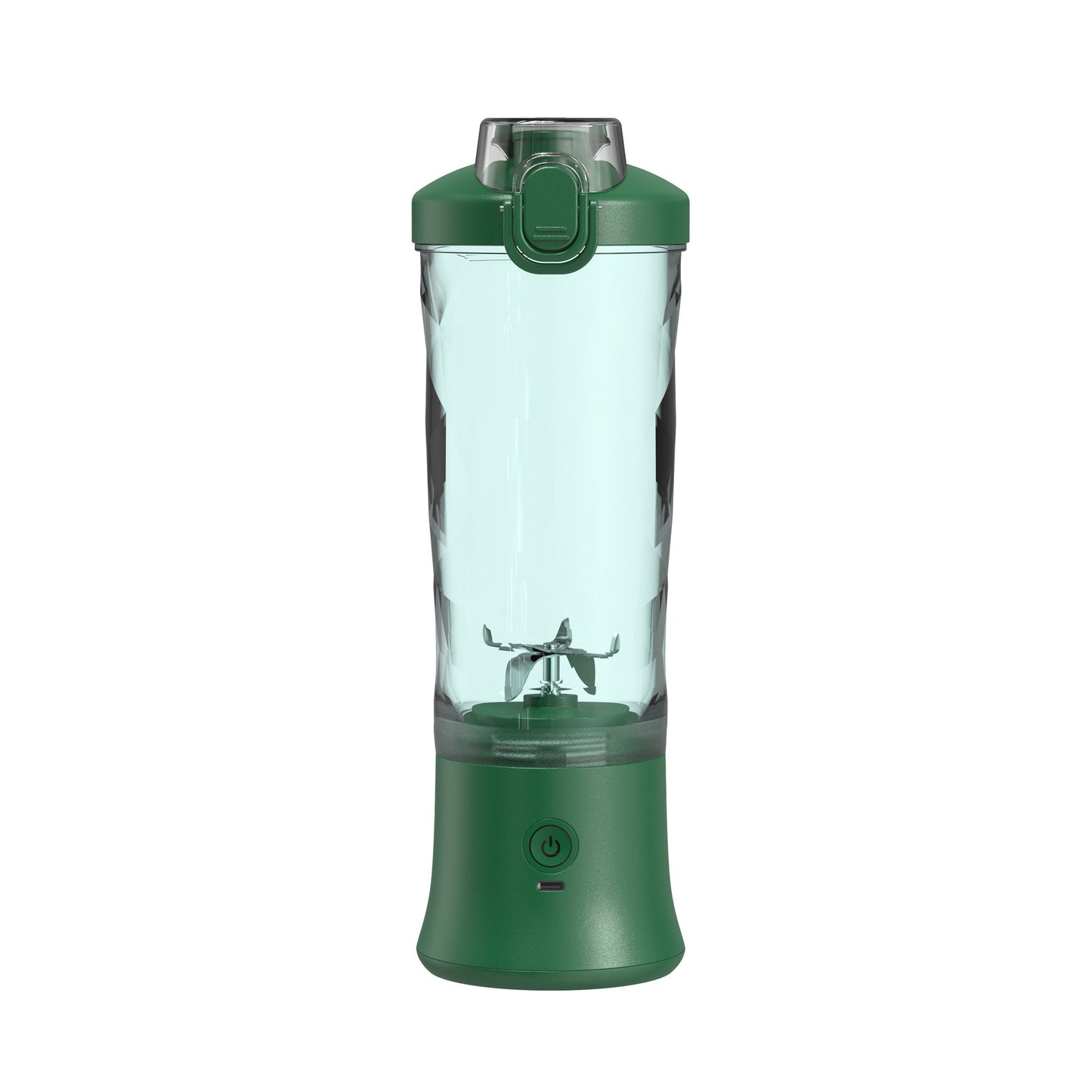Mystore portable blender juicer in green, perfect for making smoothies on the go
