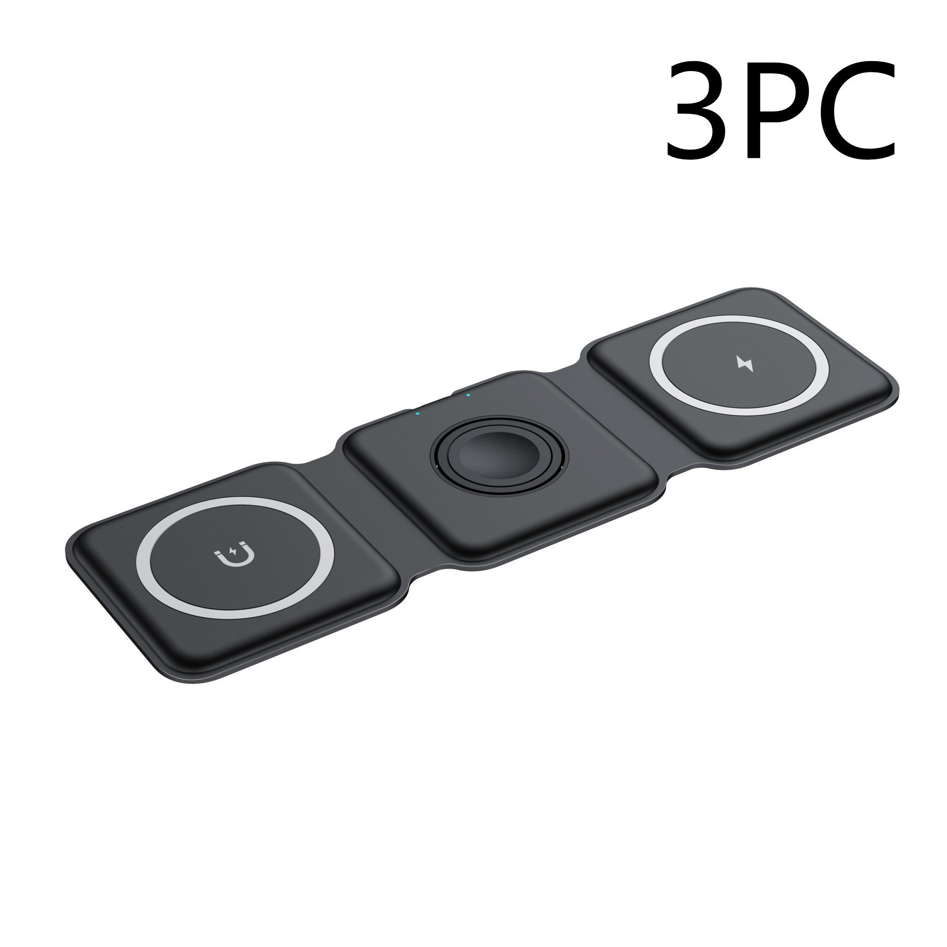 3-in-1 magnetic wireless charger from Mystore with sleek design for charging multiple devices simultaneously