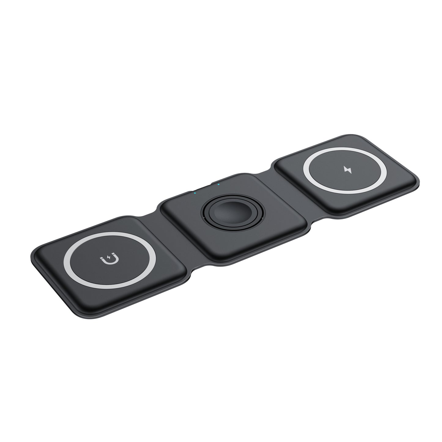 Mystore 3-in-1 magnetic wireless charger for smartphones, smartwatches, and earbuds
