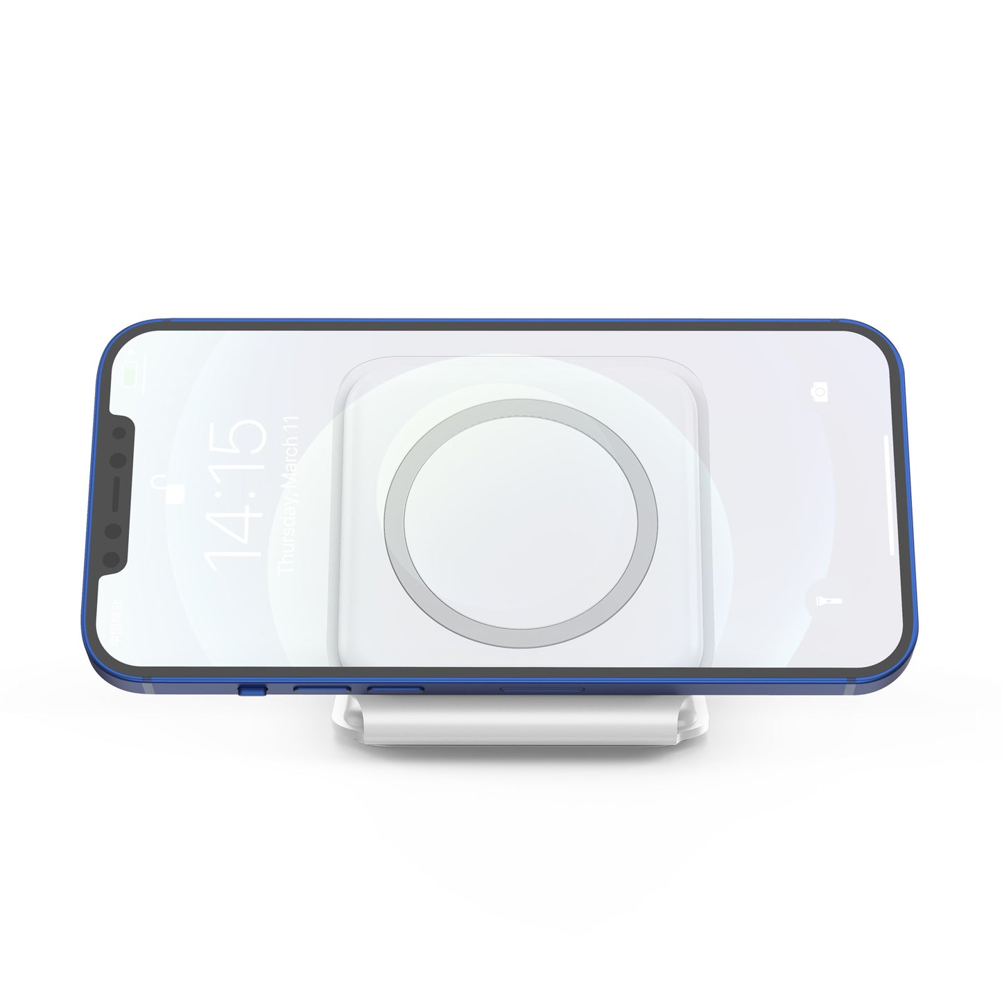 3-in-1 magnetic wireless charger for convenient charging of multiple devices simultaneously