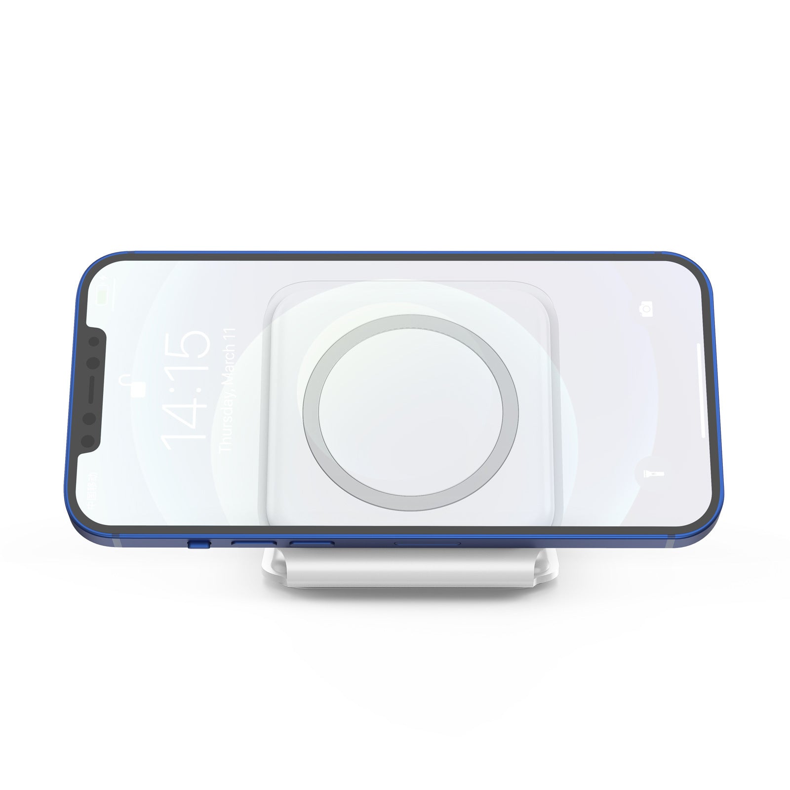 3-in-1 magnetic wireless charger for convenient charging of multiple devices simultaneously