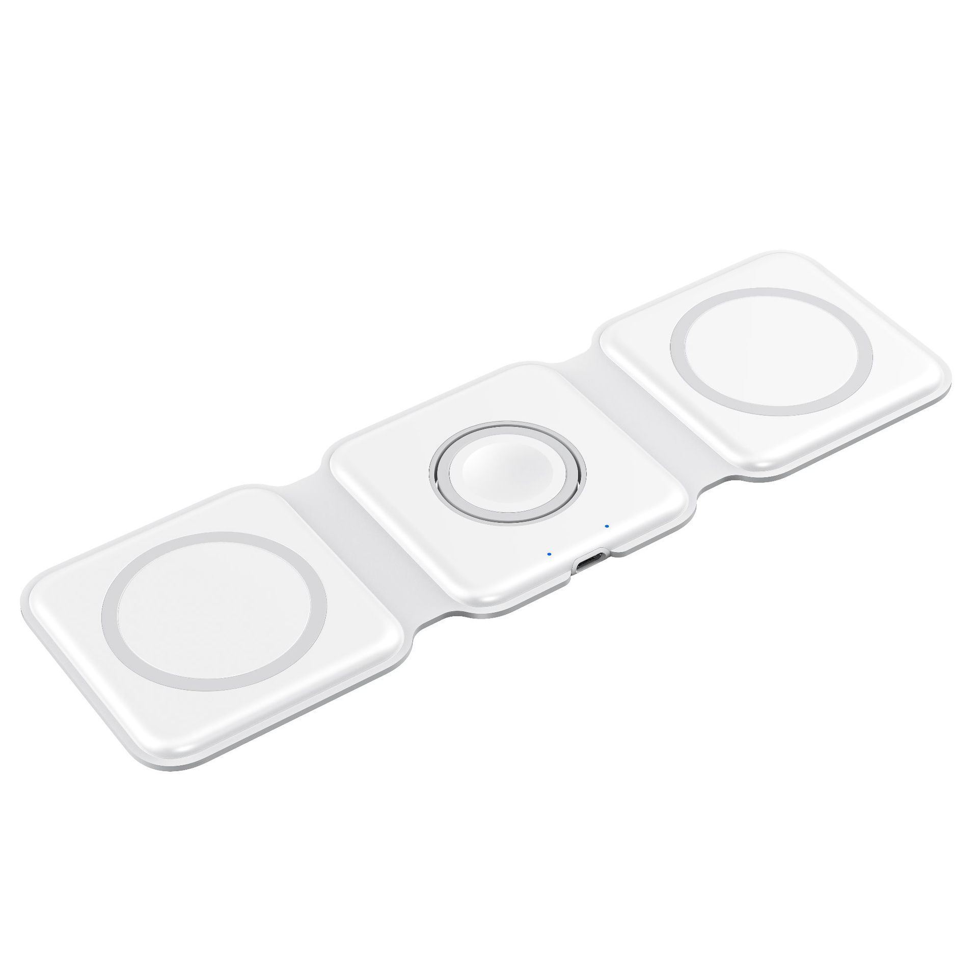 3-in-1 magnetic wireless charger from Mystore for convenient charging of multiple devices