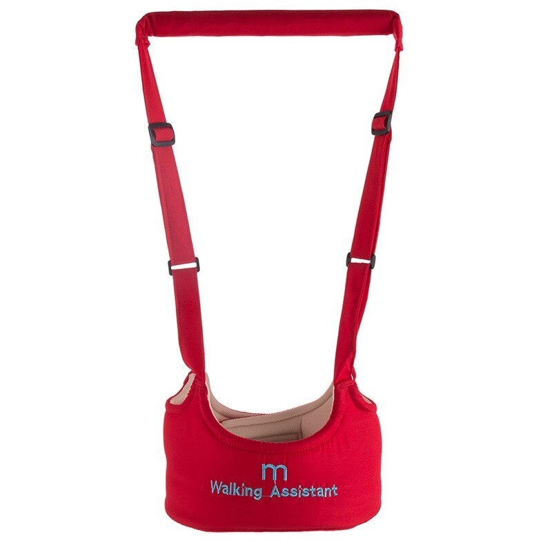 Mystore baby walking assistant in red with adjustable straps for supporting toddlers learning to walk