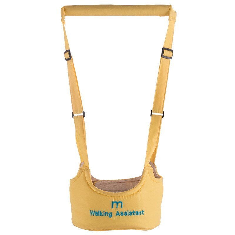 Mystore baby walking assistant harness in yellow for supportive baby training during first steps