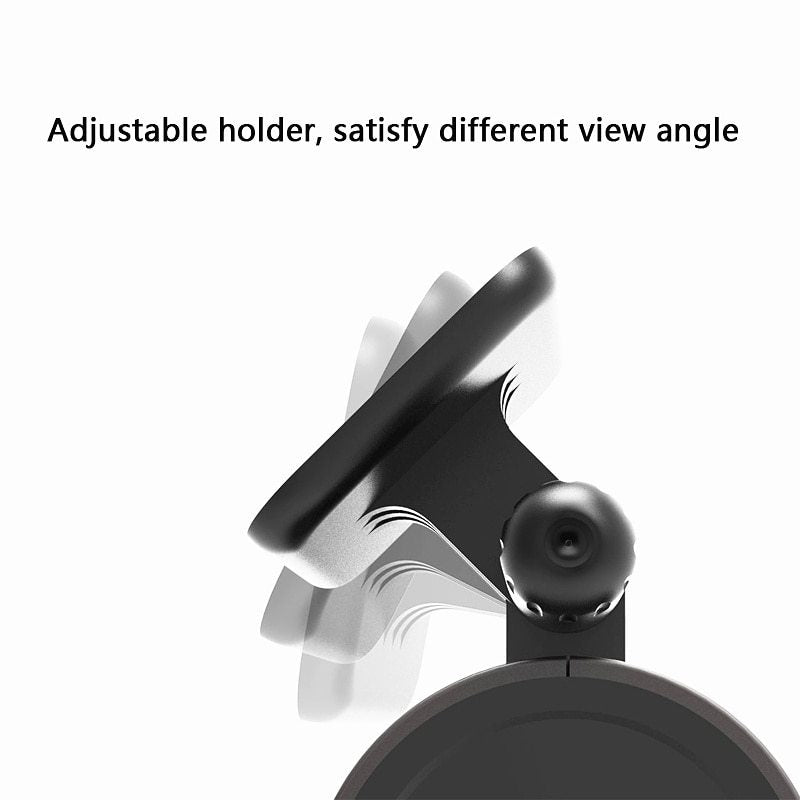 Adjustable holder for Car Dash Smart WiFi DVR ensuring various viewing angles and comfortable installation