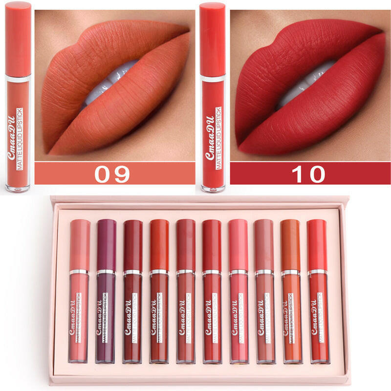 Mystore durable matte lip color set with a variety of shades for long-lasting, vibrant lips