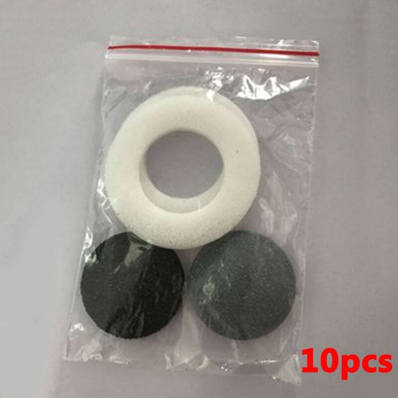 10-piece replacement pads for electric foot file callus remover with various textures for effective foot care