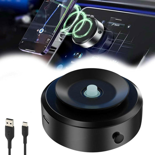 Sophisticated magnetic phone holder car mount with GPS functionality and USB charging ports