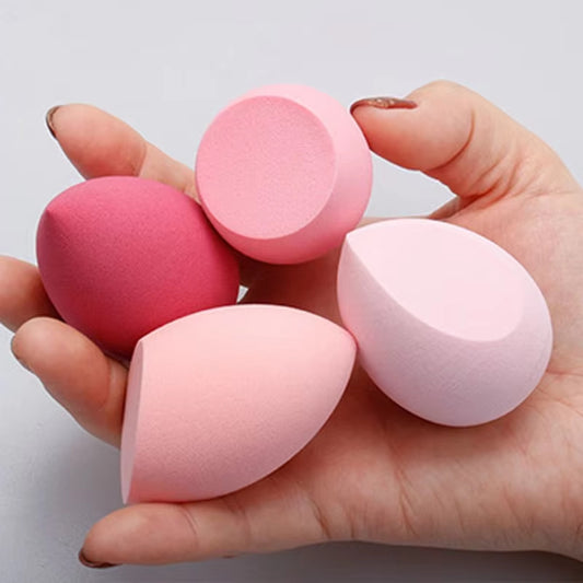 Mystore makeup sponge set in various pink shades, perfect for applying foundation and blending makeup