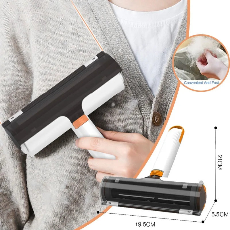 Mystore portable pet hair brush designed for easy and effective pet hair removal from clothing