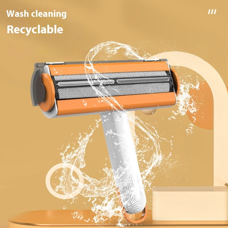 Mystore portable pet hair brush with washable design for easy cleaning and recycling