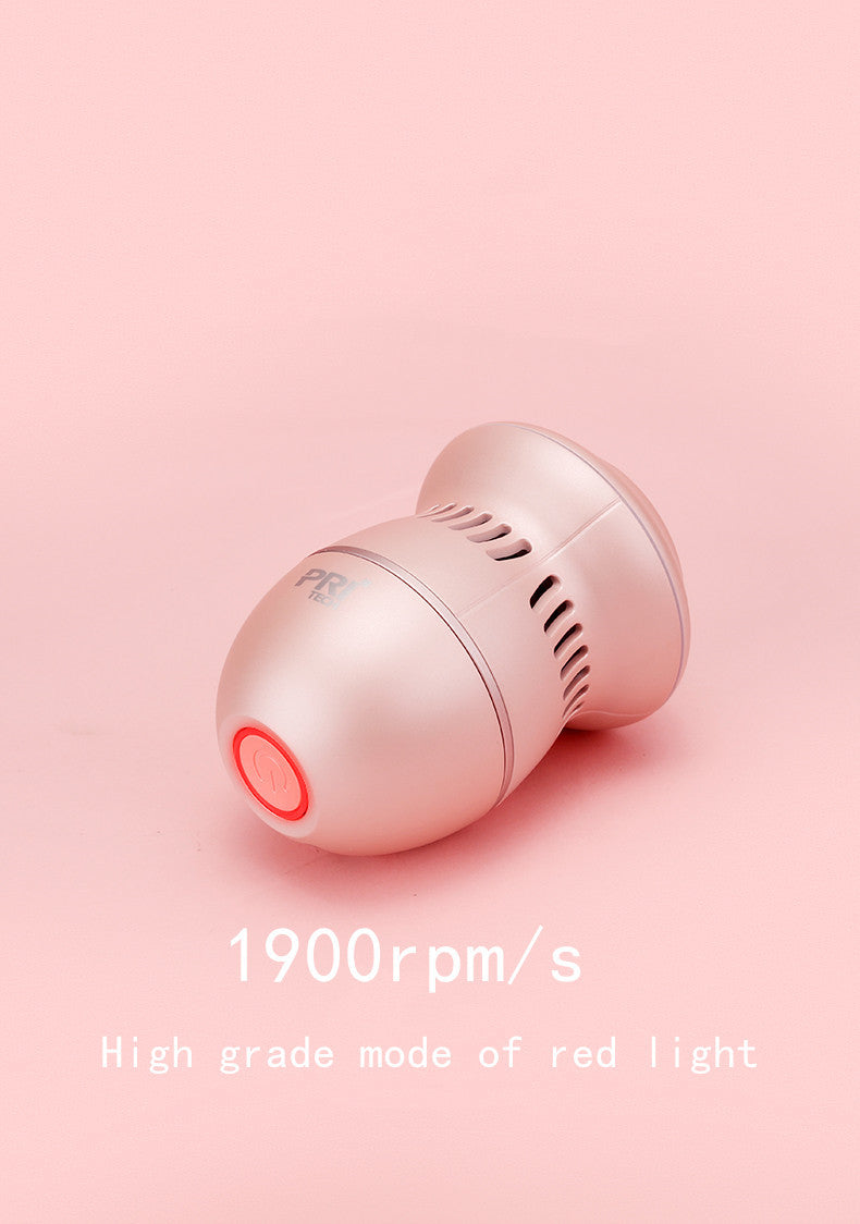 Mystore electric foot file callus remover in pink with red light mode for effective foot care