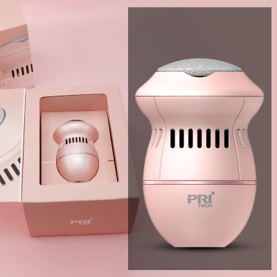 Mystore electric foot file callus remover in pink with ergonomic design for smooth feet